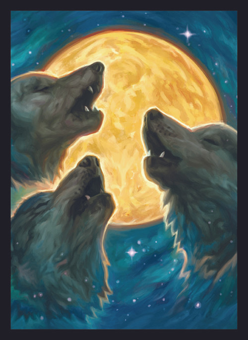 Legion 50 MTG Standard Card Sleeves Deck Protector - 3 Wolves Legion 50 MTG Standard Card Sleeves Deck Protector - 3 Wolves