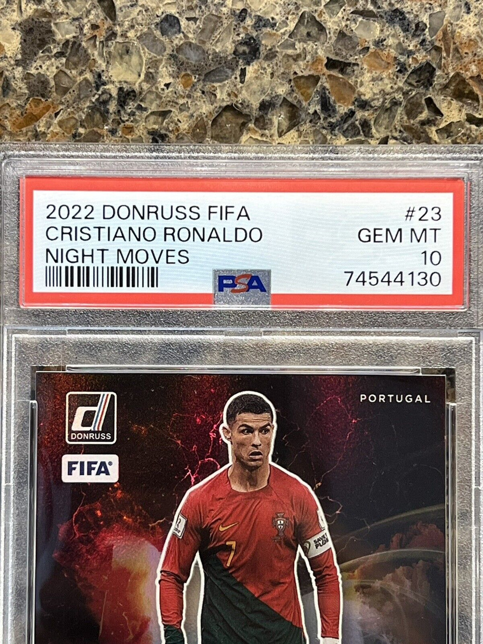 2022 PANINI DONRUSS FIFA - CRISTIANO RONALDO NIGHT MOVES #23 - GEM