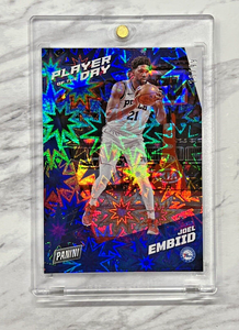 Joel Embiid 2021-22 Panini Player of the Day Basketball Kaboom 23/99 SSP Rare 