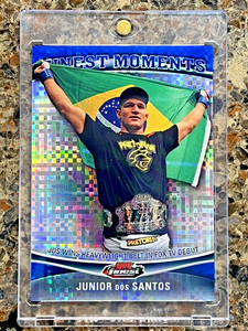 Junior dos Santos 2012 Topps UFC Finest Moments X-Fractor 020/188 Gem Mint SSP