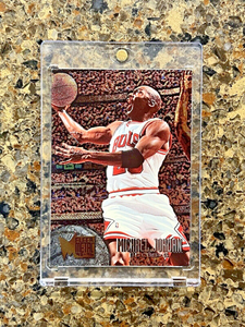 Michael Jordan 1995-96 Fleer Metal Metallic Holo Rare Vintage Chicago Bulls HOF