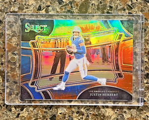 Justin Herbert 2023 Panini Select Field Level Tie-Dye Prizm 18/25 SUPER RARE SSP