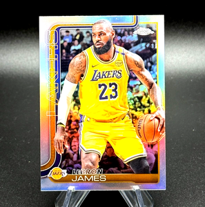 LeBron James 2025-26 Topps Chrome #127 Refractor Los Angeles Lakers NM-MT