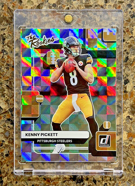 Kenny Pickett - 2022 Panini Donruss Football The Rookies Checker Holo - RC