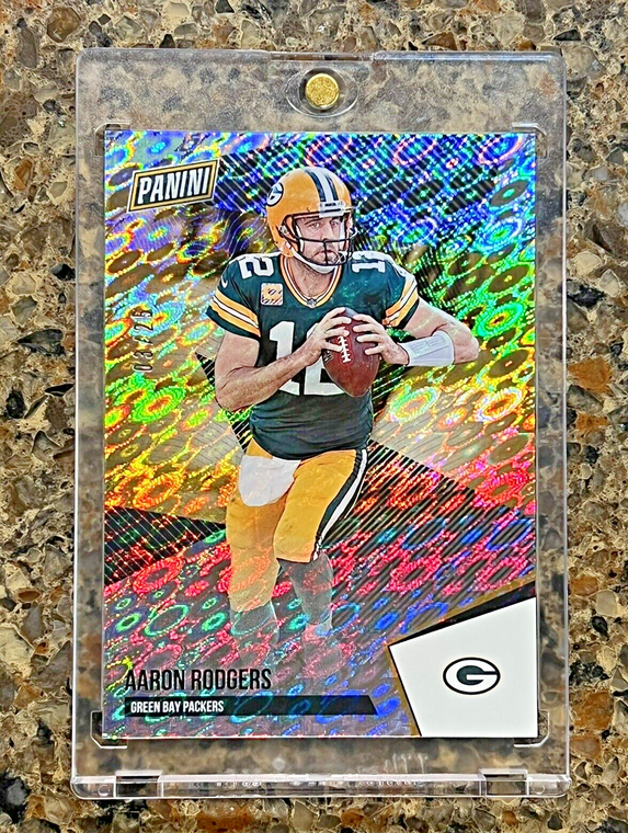  Aaron Rodgers - 2021 Panini The National Diskettes #03/25 - Super Rare SSP 
