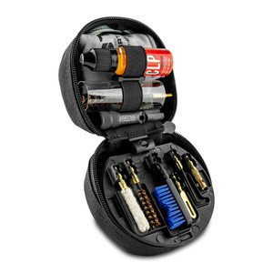 Kit Pulizia Fucile Calibro 5.56 Mm .22 Cal .223 .22LR, Spazzole, Snake, Tamponi E Asta 30,7 Pollici, Completo Di Borsa
