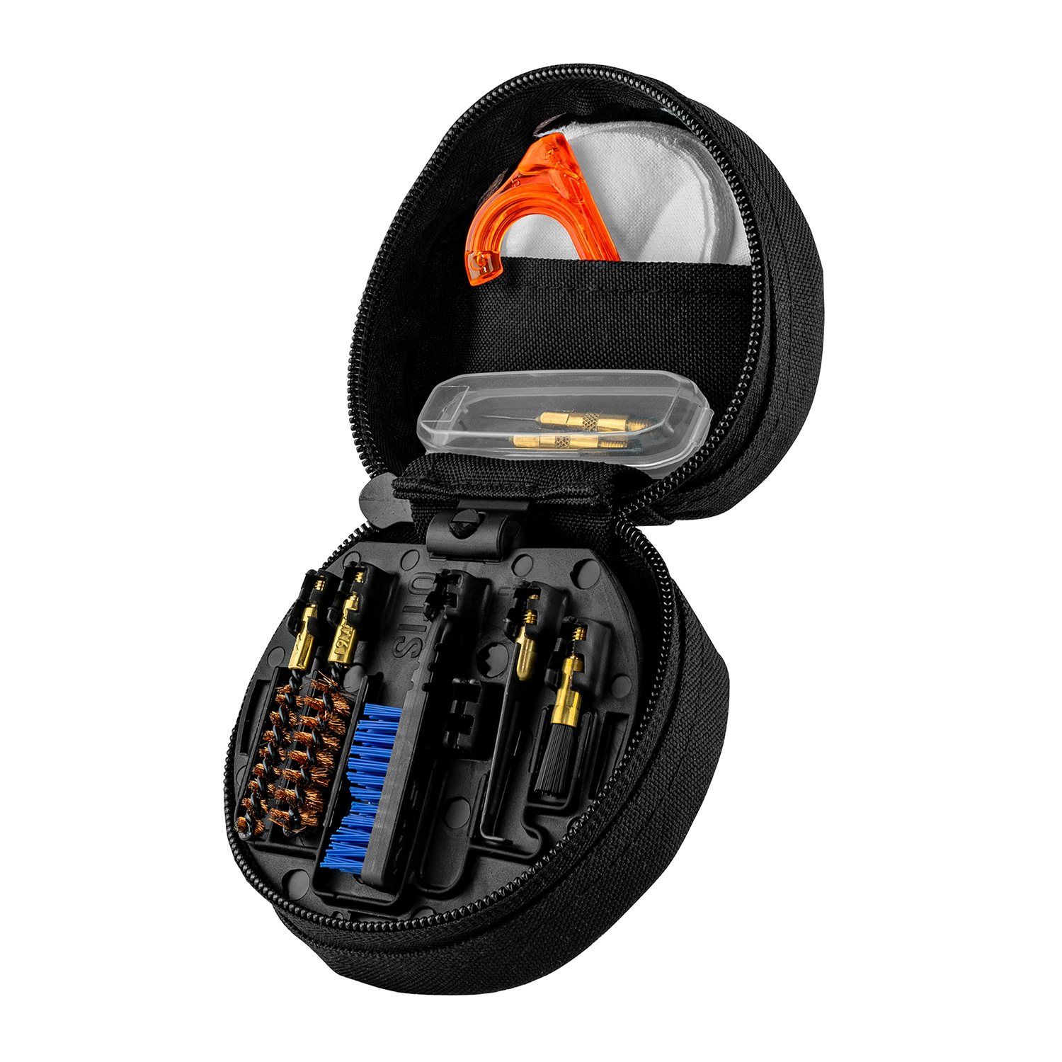 Product image of Otis Technology 3-Gun Competition Cleaning Kit back open facing left