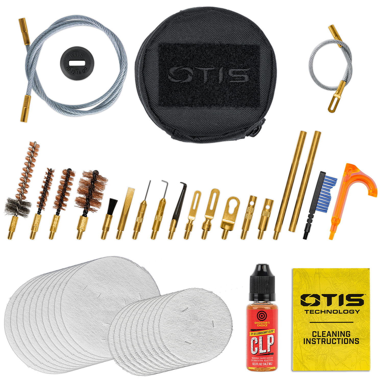 Otis Technology | 3-Gun Competition Gun Cleaning Kit | Item FG-753