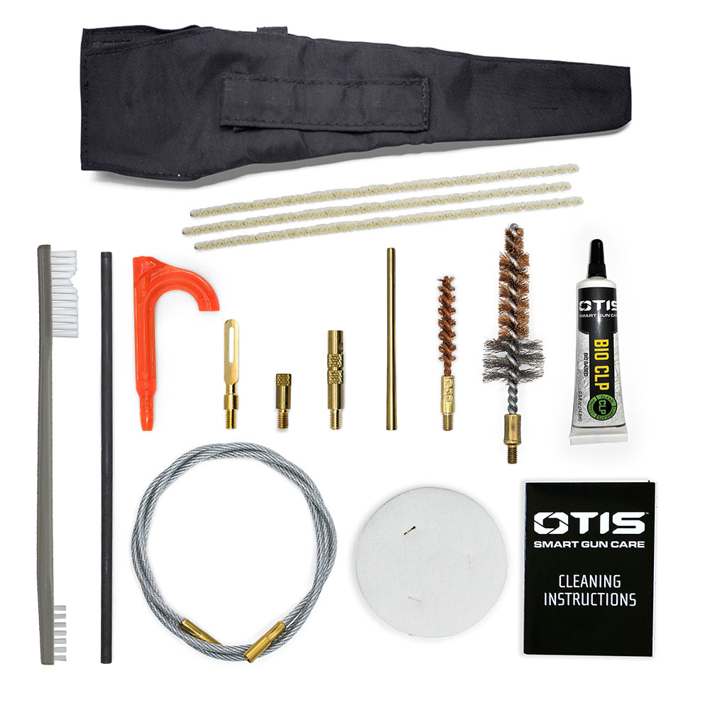Product image of .223 cal/5.56mm Buttstock Cleaning Kit contents