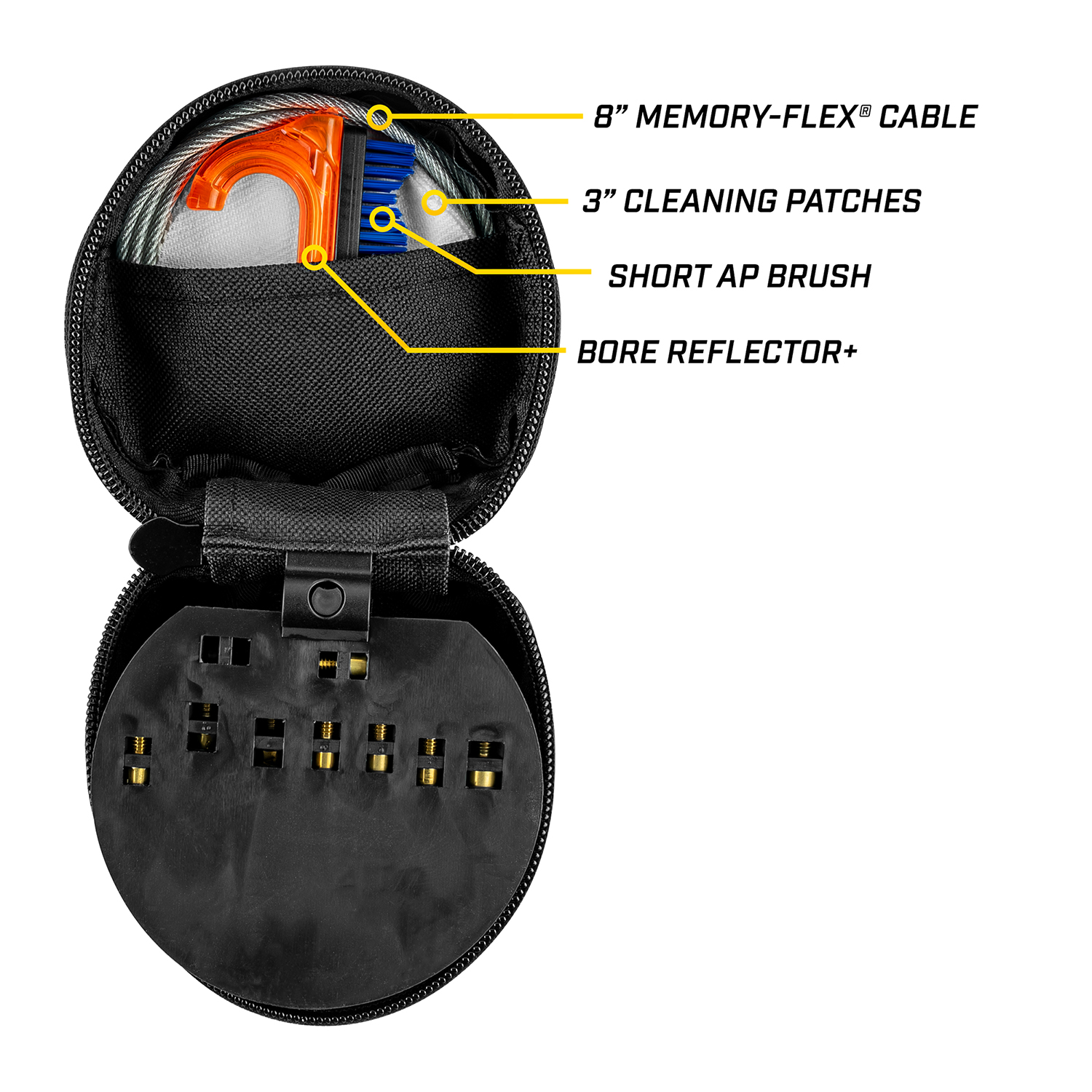 Product image of Otis Technology Professional Rifle Cleaning Kit with product callouts
