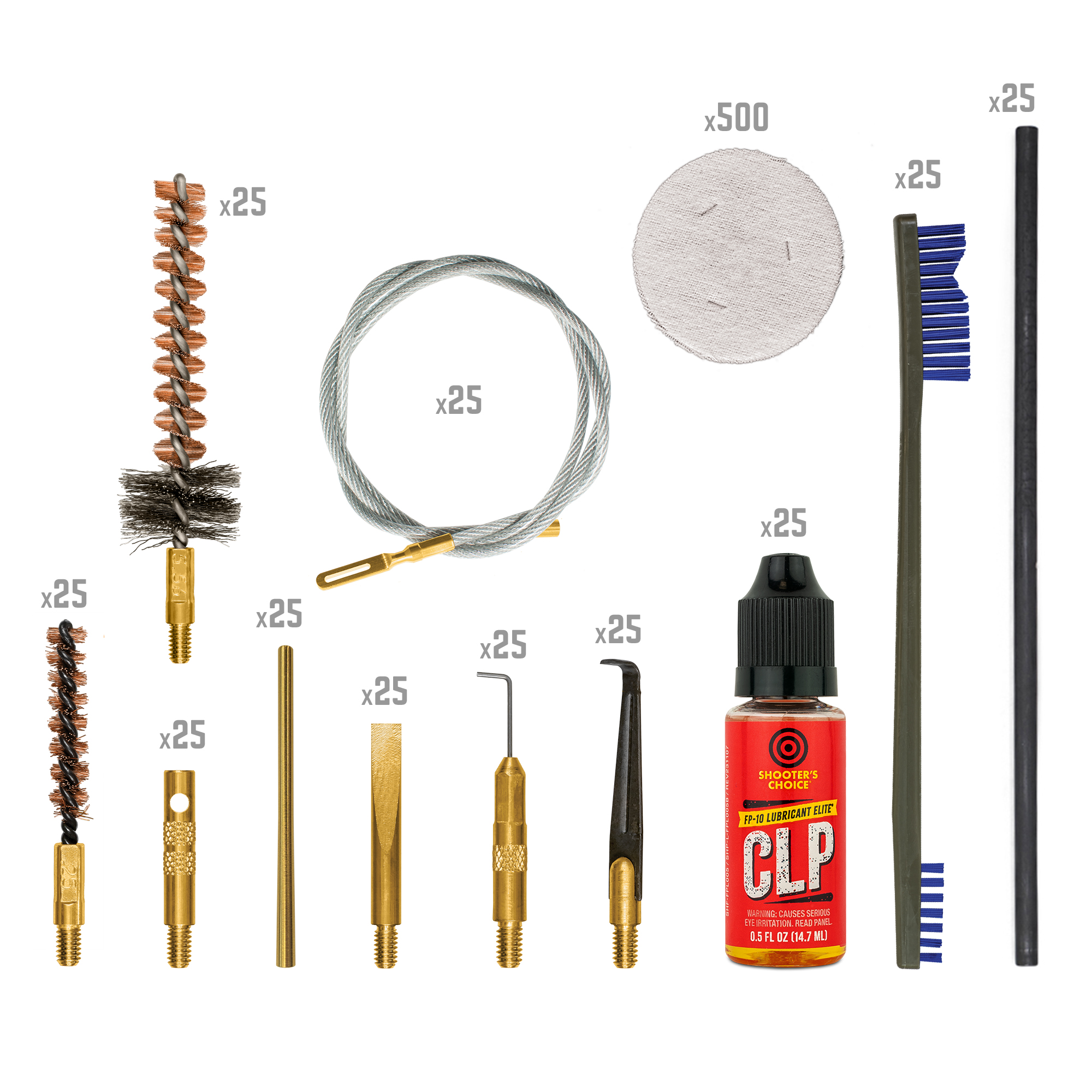 Product image of Otis Technology .223 cal/5.56MM Training Range Box kit contents