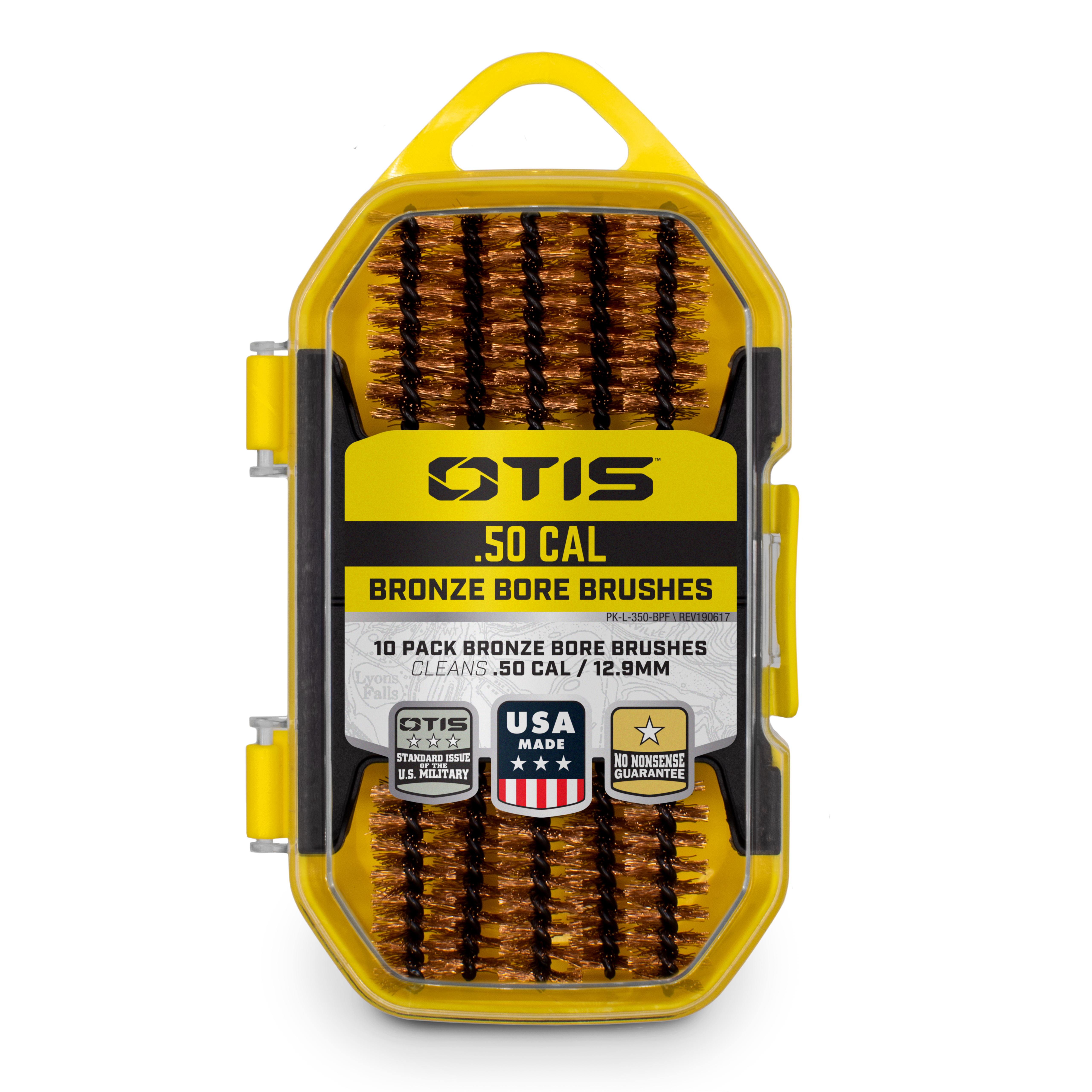 Product image of Otis Technology .50 caliber Bronze Bore Brushes 10 Pack for Gun Cleaning