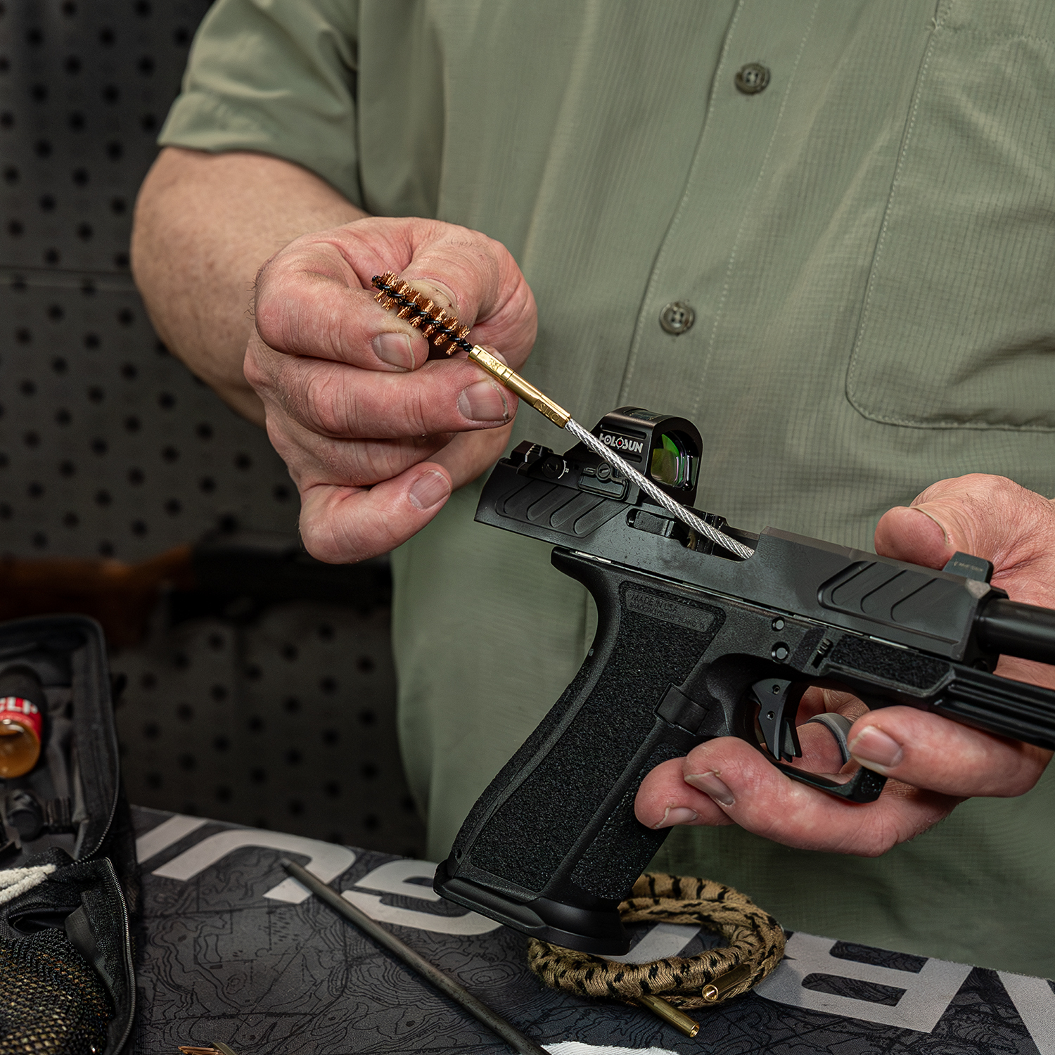 Otis Technology Ultimate Cleaning Kit product in use