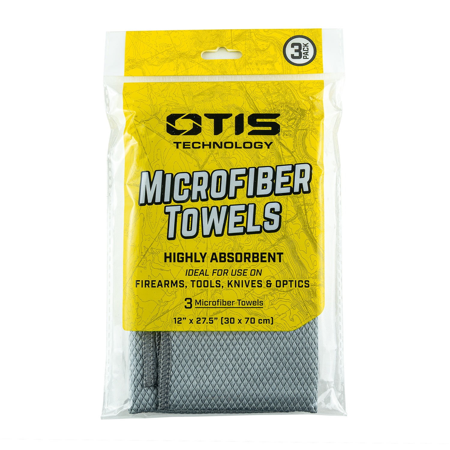 Otis Technology | Microfiber Gun Towel, 3 Pack 12” x 27.5” | Item