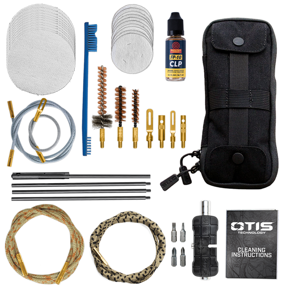 Otis Technology 5.56mm/9mm Lawman Series Cleaning Kit product image of kit contents