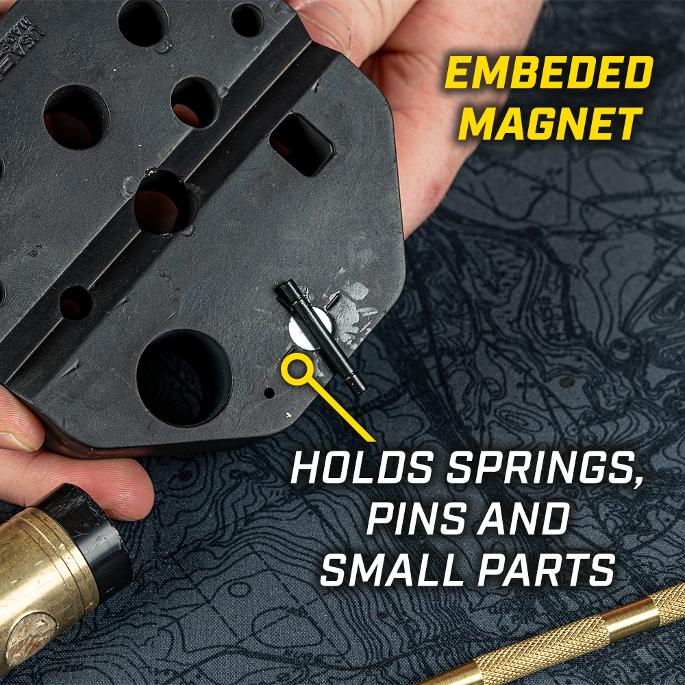 Otis Technology Pro+ Bench Block - Firearm Maintenance Tool With Magnet