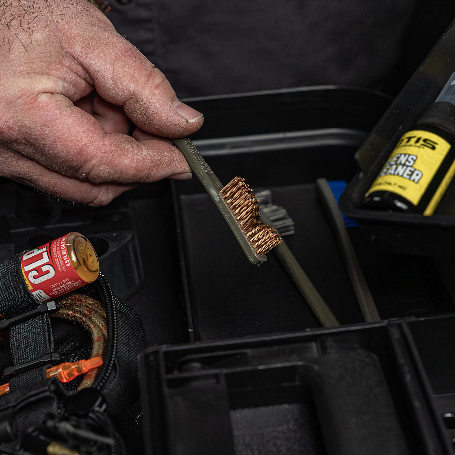 Lifestyle image of Otis Technology AR Elite Range Box Gun Care System for .223/5.56 