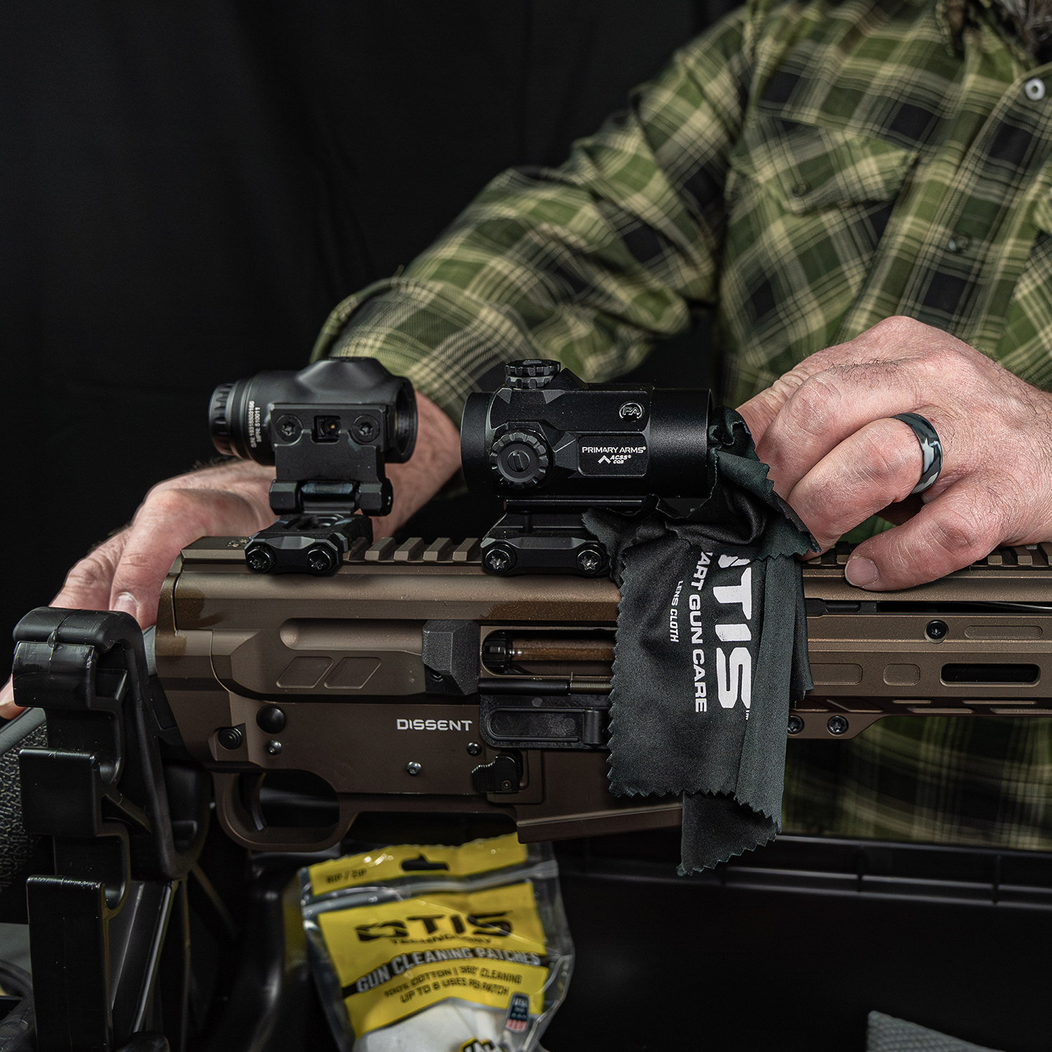 Lifestyle image of Otis Technology AR Elite Range Box Gun Care System for .223/5.56 