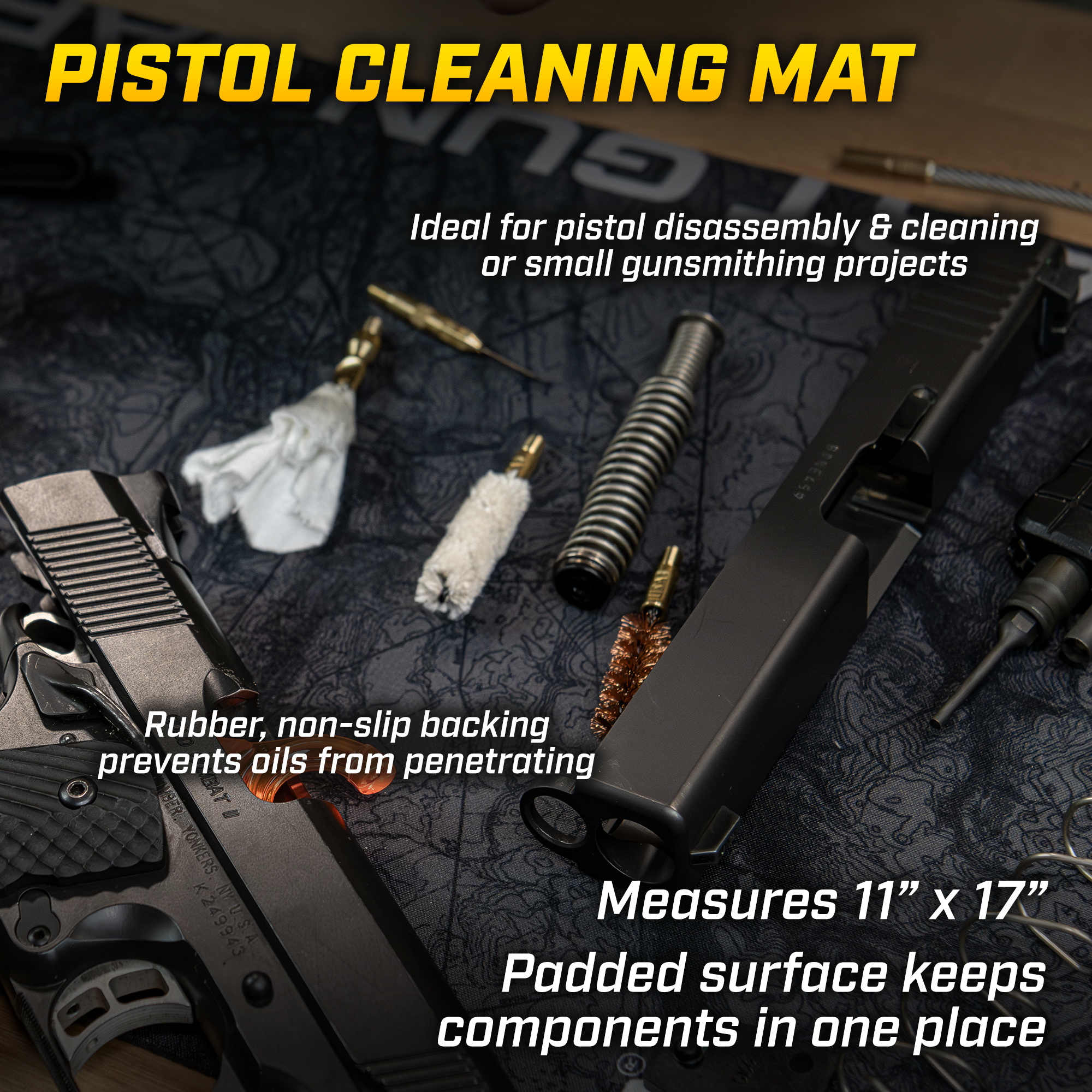 Otis Elite Pistol Edition - Universal Pistol Cleaning Kit for .22