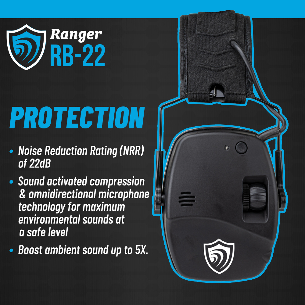 EMIS LOGO JACQUARD EAR MUFE ブラック 27DB-NRR-NOISE-CANCELLING-