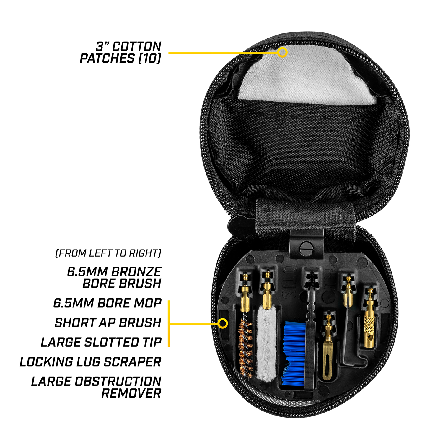 Otis Technology | 6.5mm Rifle Cleaning Kit | Smart Gun Care | Made