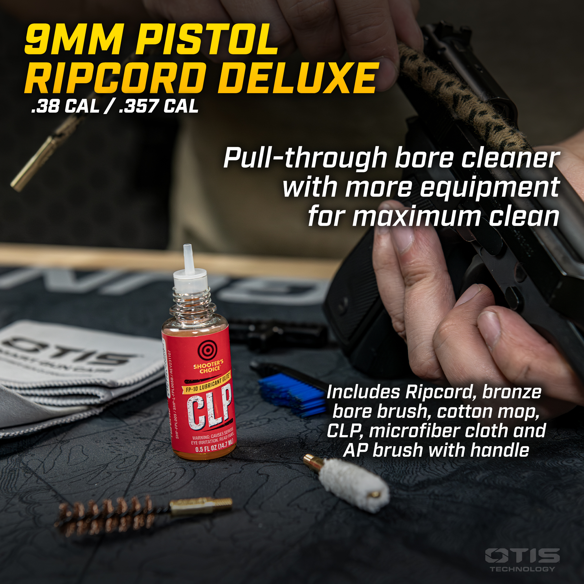 Otis Technology | 38/9mm/.357cal Ripcord® Deluxe Kit | Smart Gun