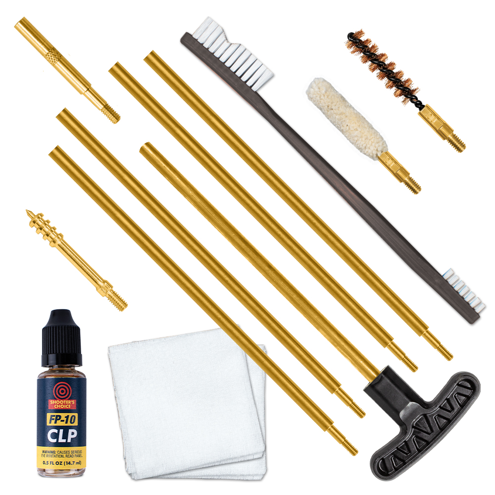 Otis Technology Sectional Rod .30 Caliber Gun Cleaning Kit product  image of kit contents