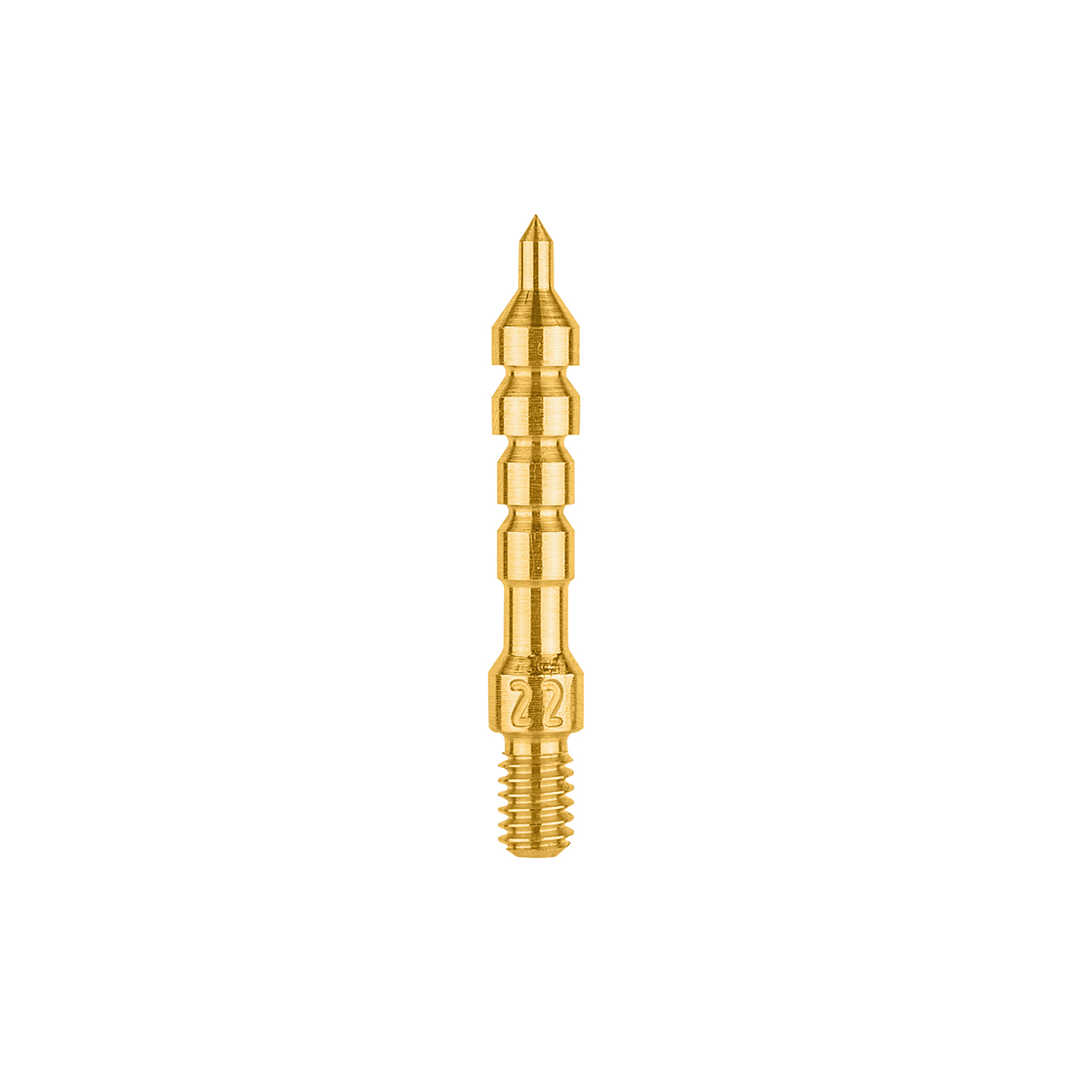 Product image of Otis .22cal Pierce Point Jag for solid rod gun cleaning