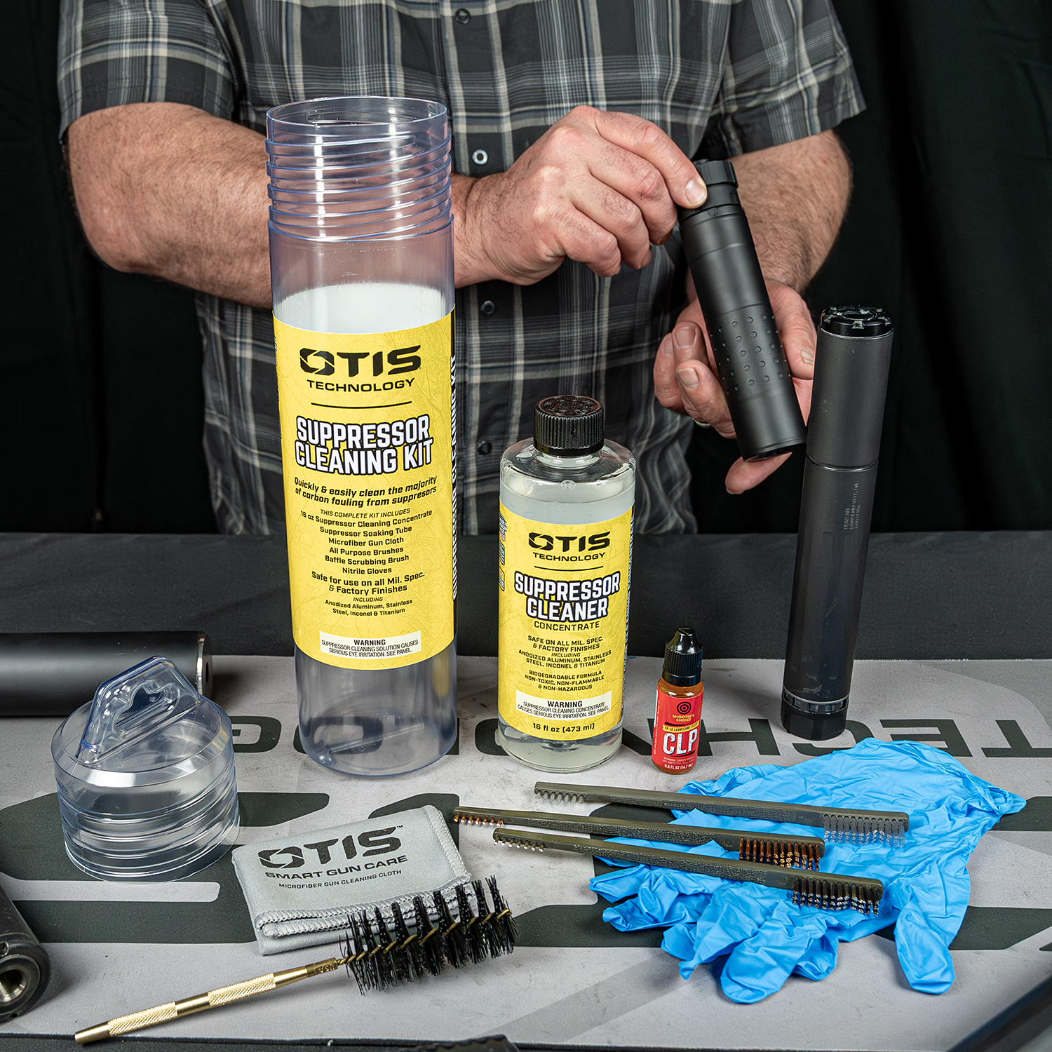 Otis Technology | Suppressor Cleaning Kit | Smart Gun Care | Made