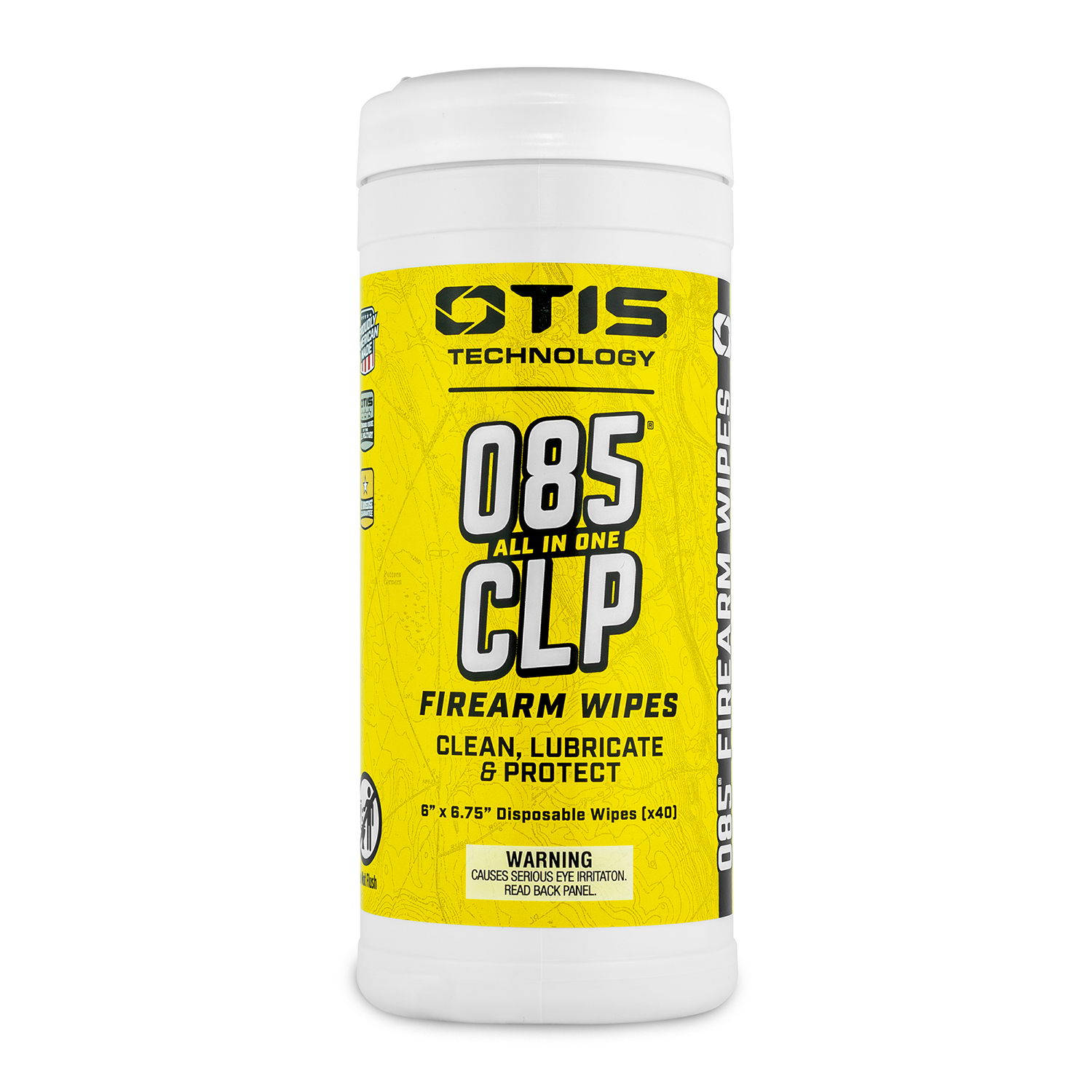 Product image of  Otis Technology O85® CLP Firearm Wipes Canister (40 count)