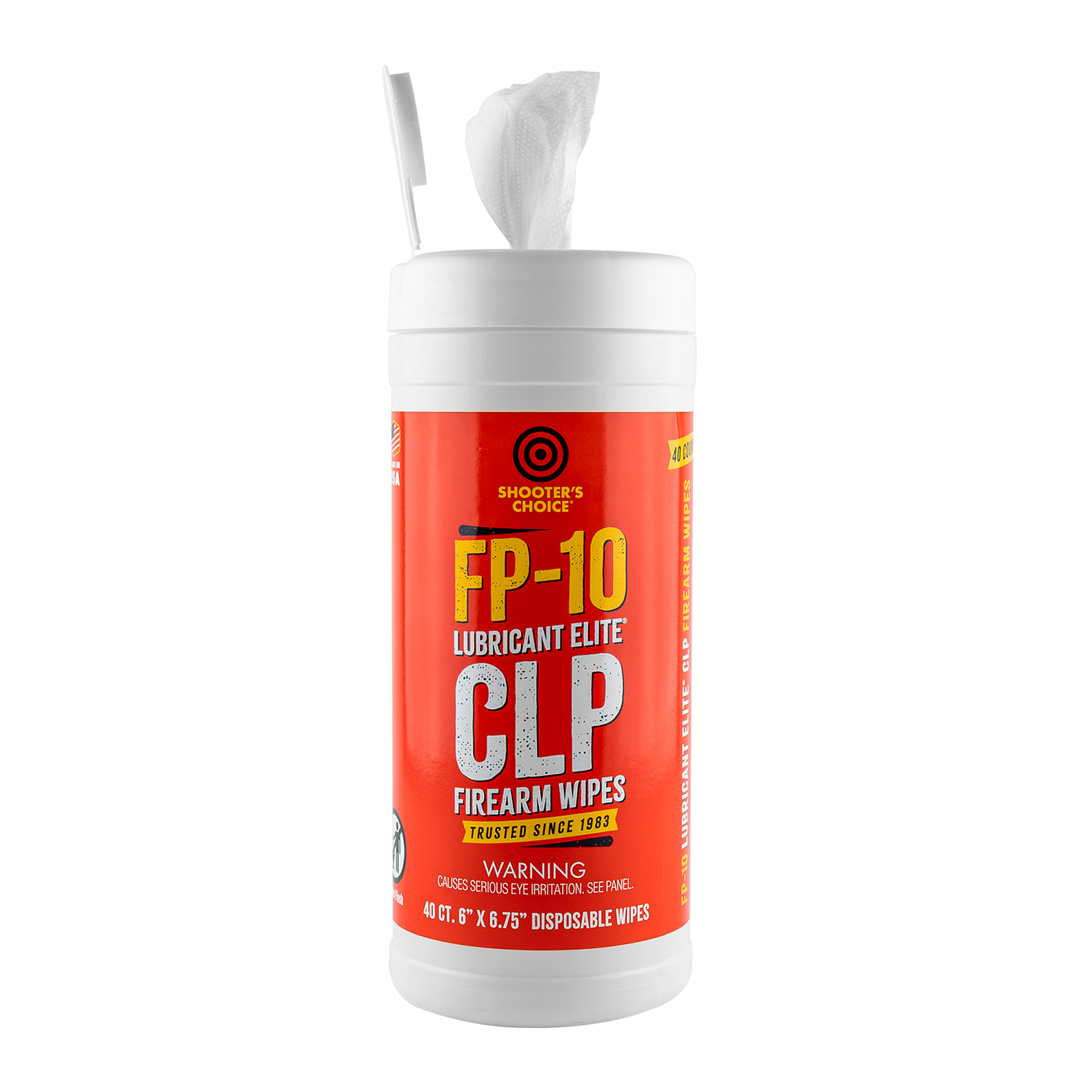 Shooter's Choice FP-10 CLP Firearms Wipes 40 count