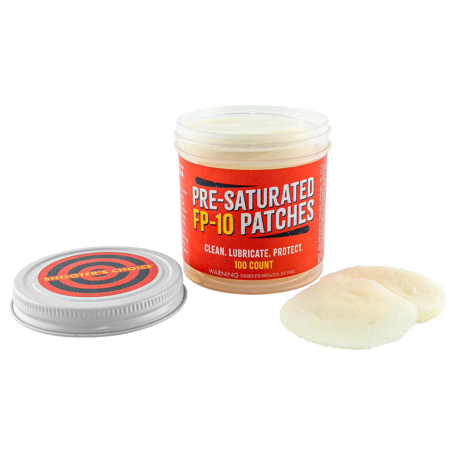 Product detail image of Shooter's Choice  Presaturated CLP Patches included in Muzzleloader Cleaning Accessory Pack