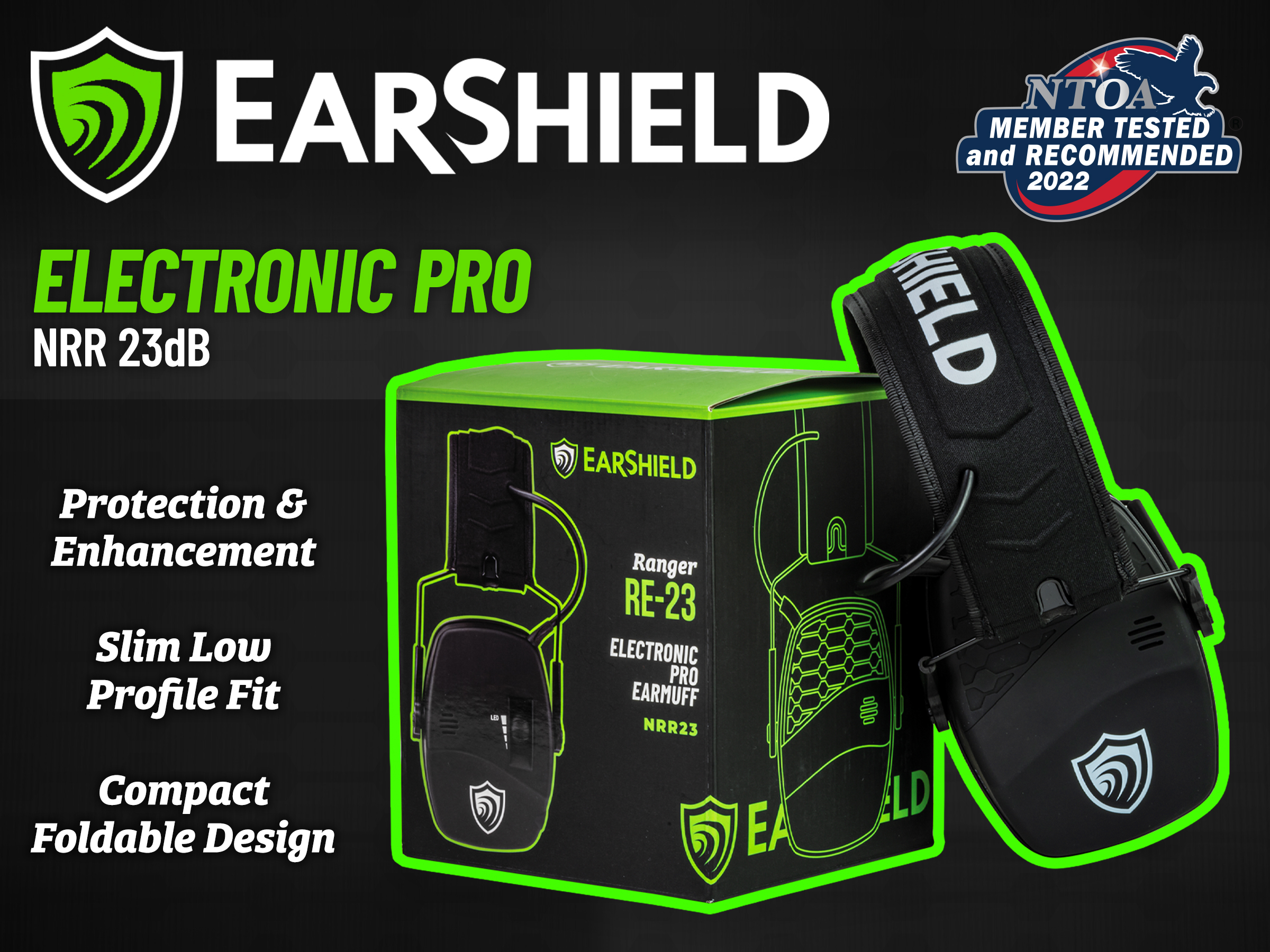 ​EARSHIELD™ RANGER ELECTRONIC PRO EAR MUFFS WIN VARIOUS HONORS