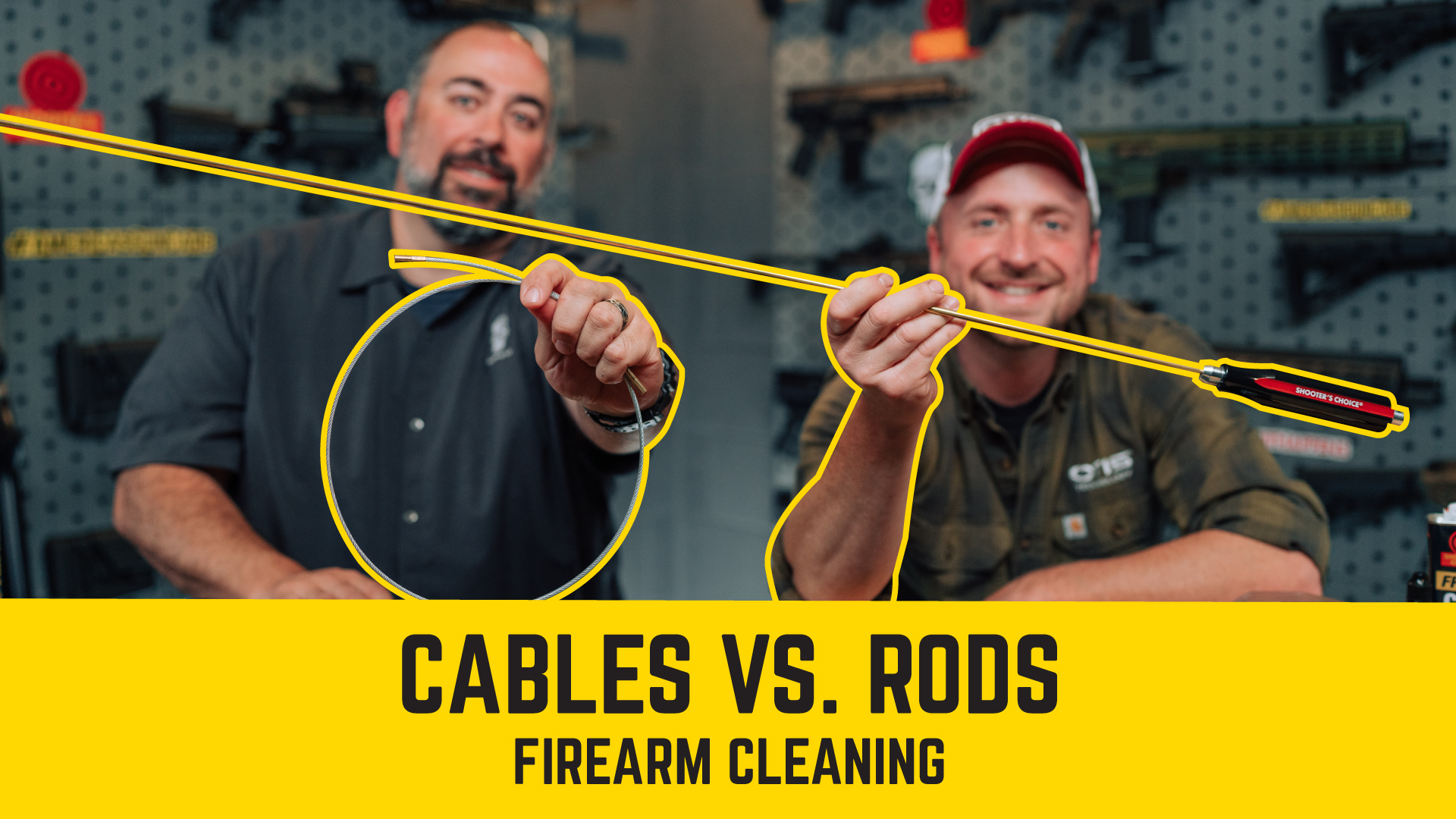 Gun Cleaning 101 Cables vs Rods Otis Technology