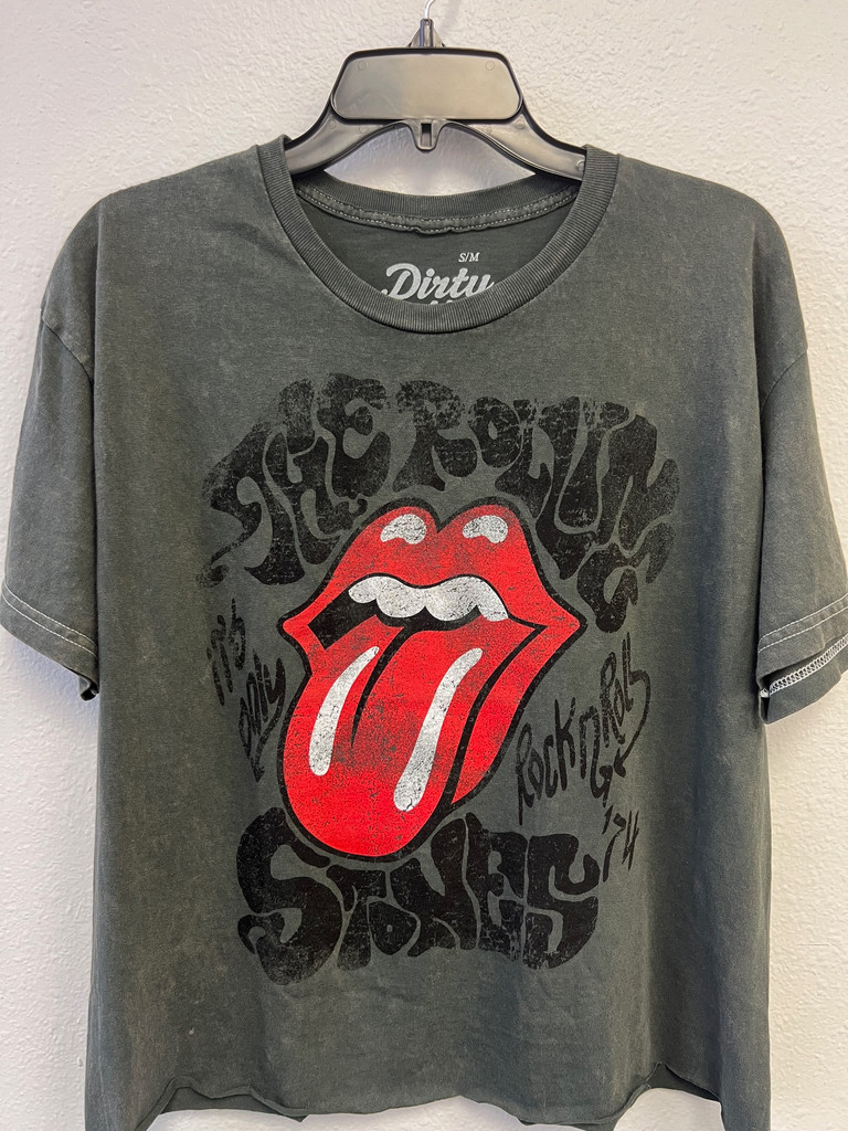 The Rolling Stones It's Only Rock N Roll Unisex Cut Hem Tee