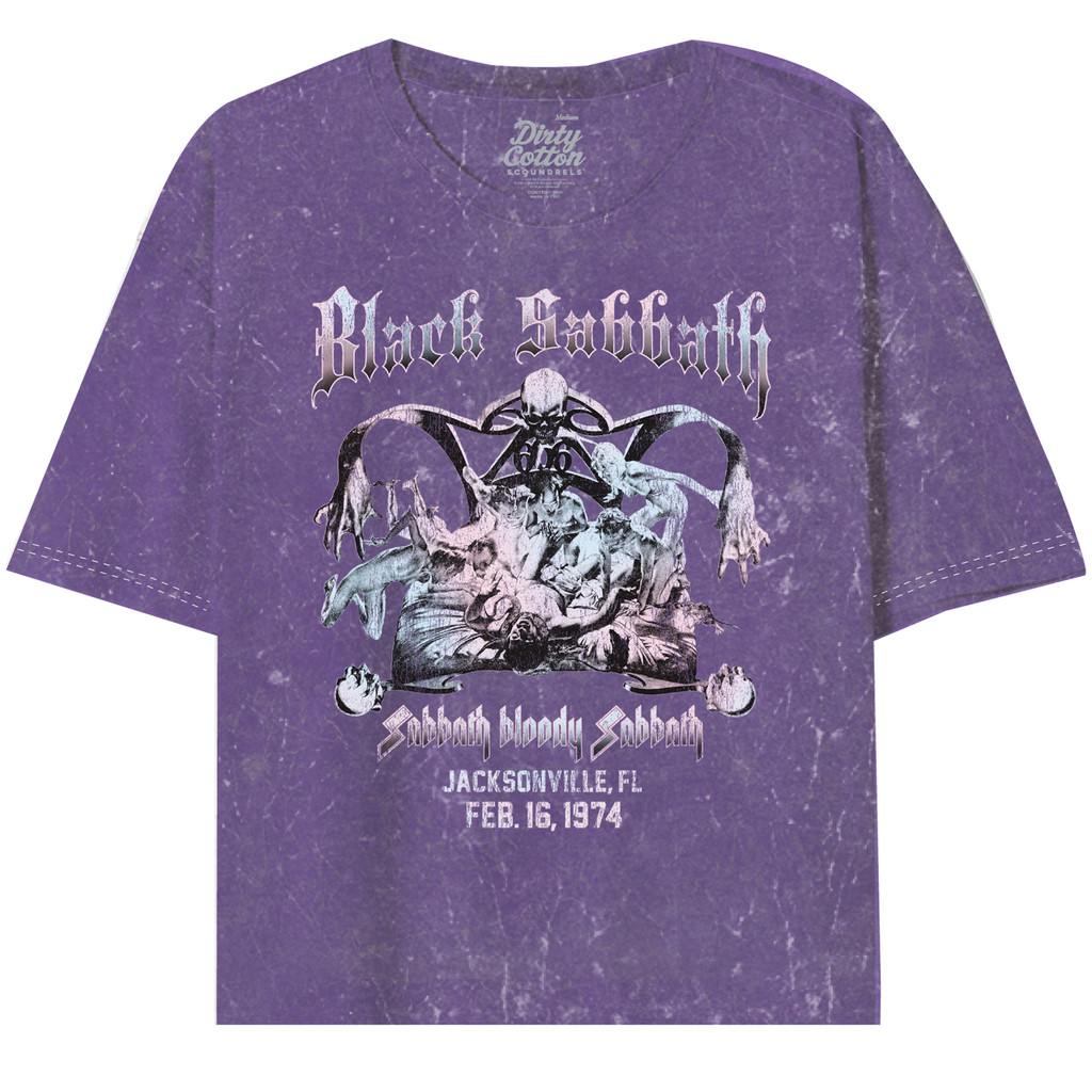 Black Sabbath Jacksonville Unisex Cut Hem Tee