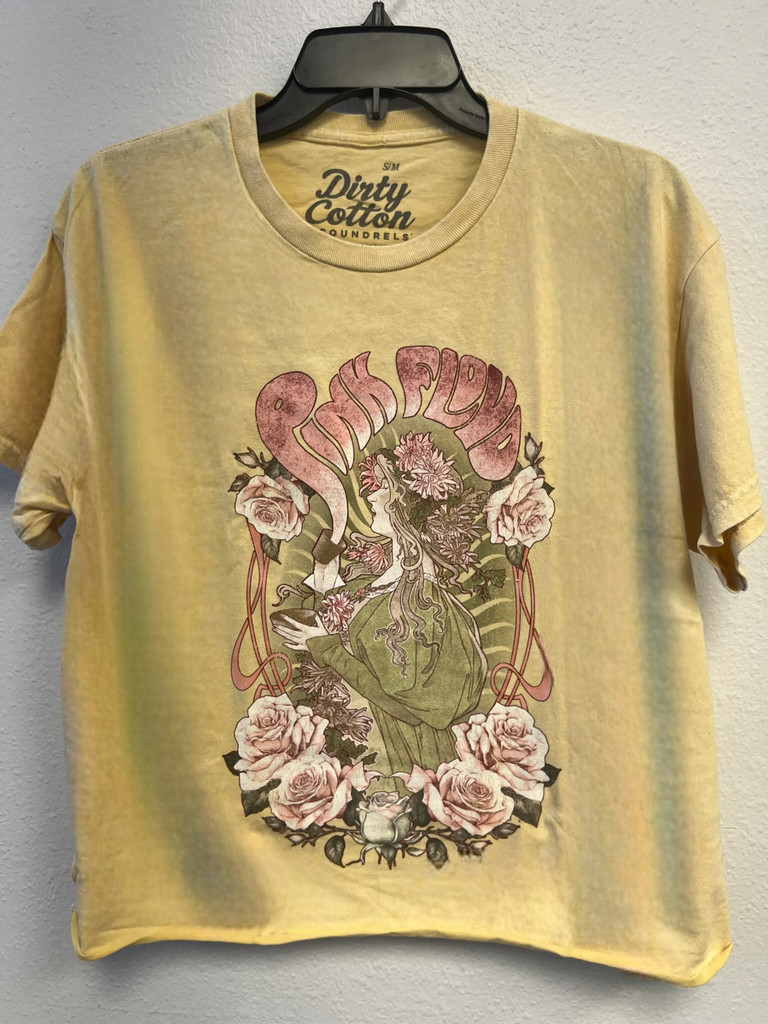 Pink Floyd Lady Pink Unisex Cut Hem Tee