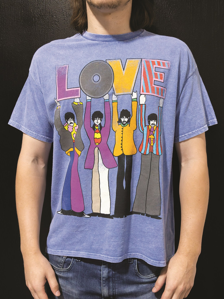 Yellow Submarine Love Spelled Out Unisex Tee