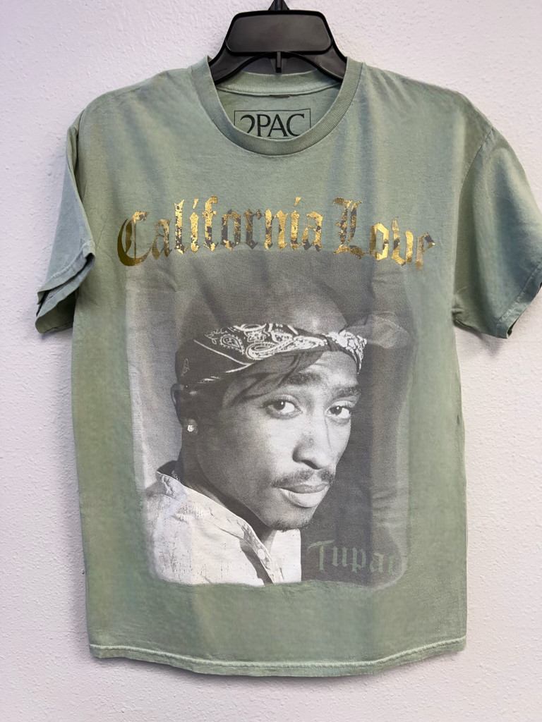 Tupac LA Love Foil Unisex Tee w/Foil Accents