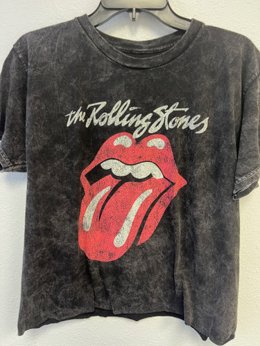 The Rolling Stones Classic Lick Unisex Cut Hem Tee