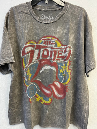 The Rolling Stones Some Girls Lips Unisex Cut Hem Tee