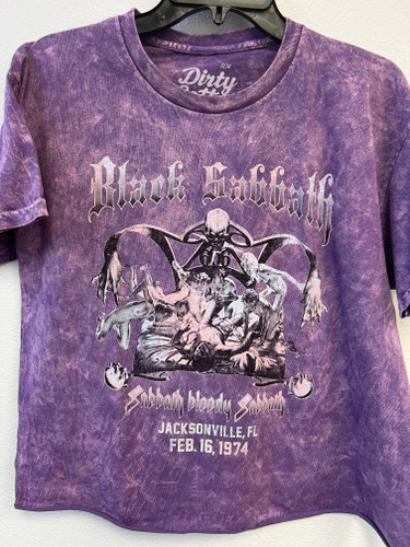 Black Sabbath Jacksonville Unisex Cut Hem Tee