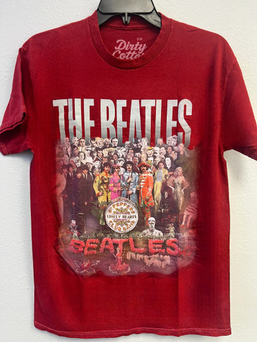 The Beatles Lonely Hearts Floral Unisex Tee