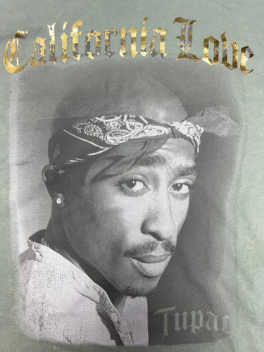 Tupac LA Love Foil Unisex Tee w/Foil Accents