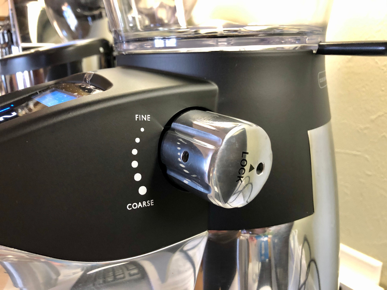 Compak F8 Fresh Grinder with Large Hopper in Polished Aluminum – My  Espresso Shop