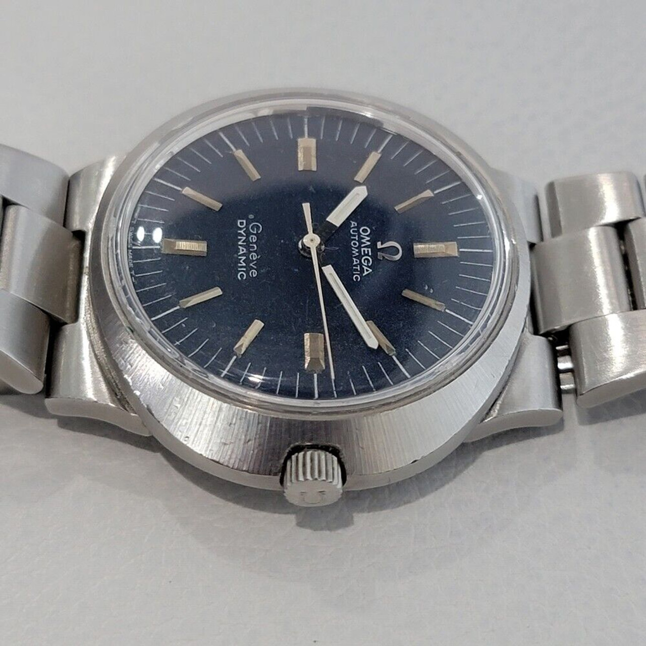 Mens Omega Geneve Dynamic 41mm Jumbo Automatic 1970s Rare All