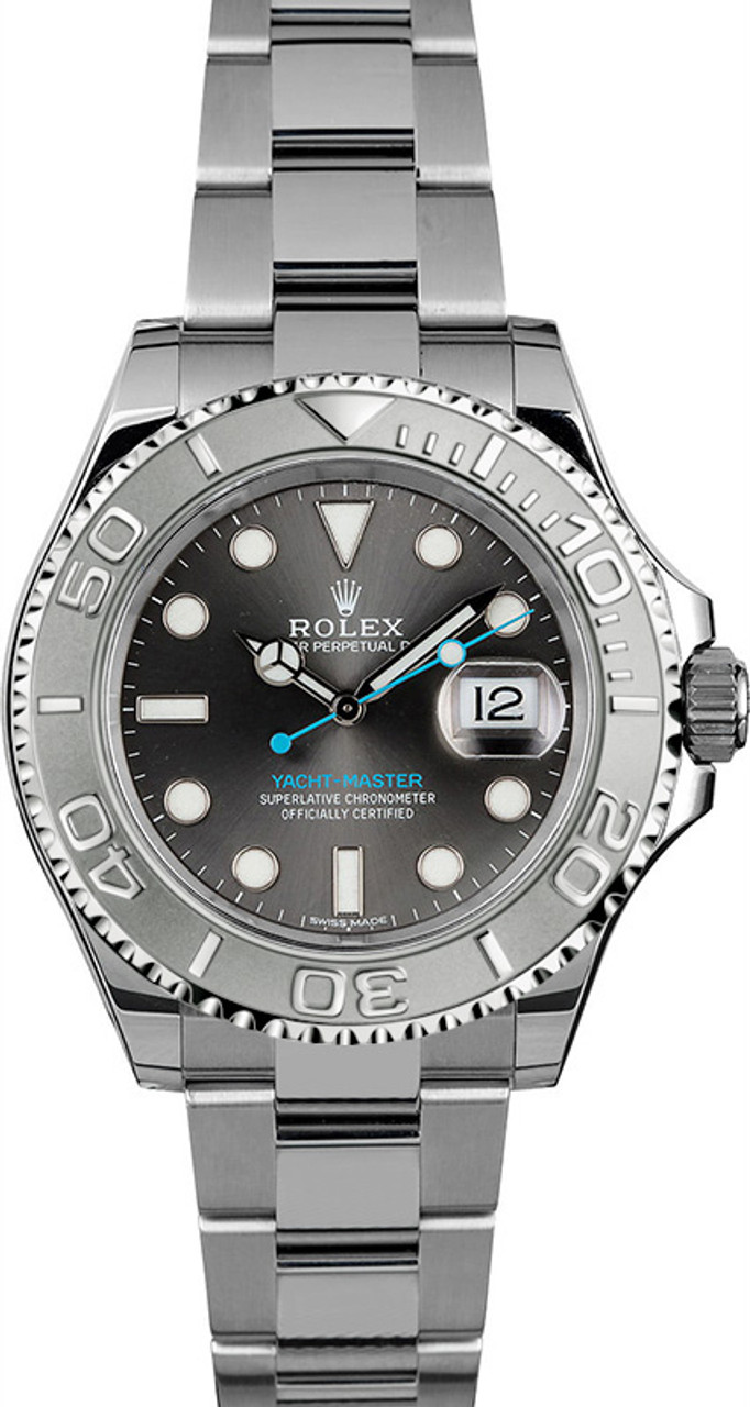Rolex Yacht-Master Steel 116622 Pre-Owned Dial