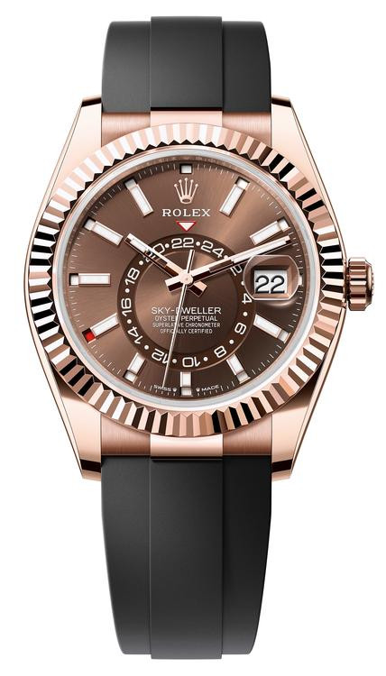 Rolex 336235 Sky-Dweller Rose Gold Chocolate Dial
