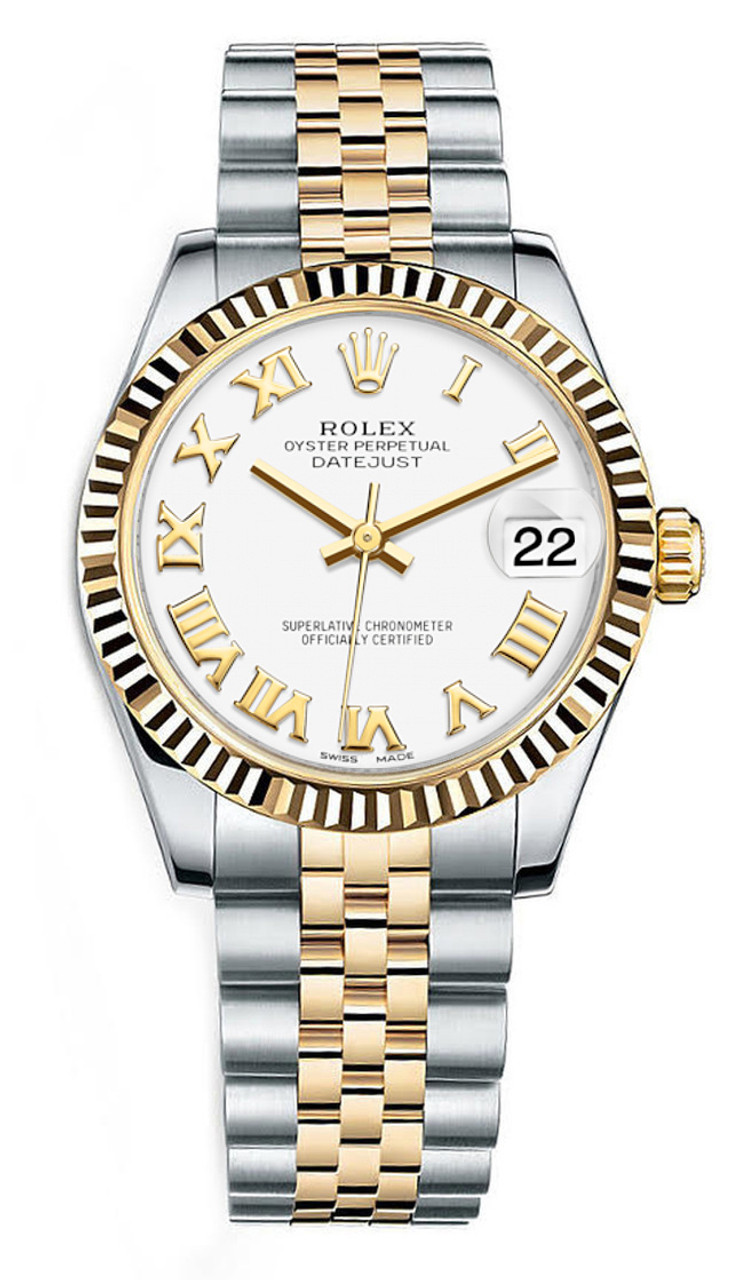 Rolex Datejust 178273 31MM Black Dial With Two Tone Jubilee