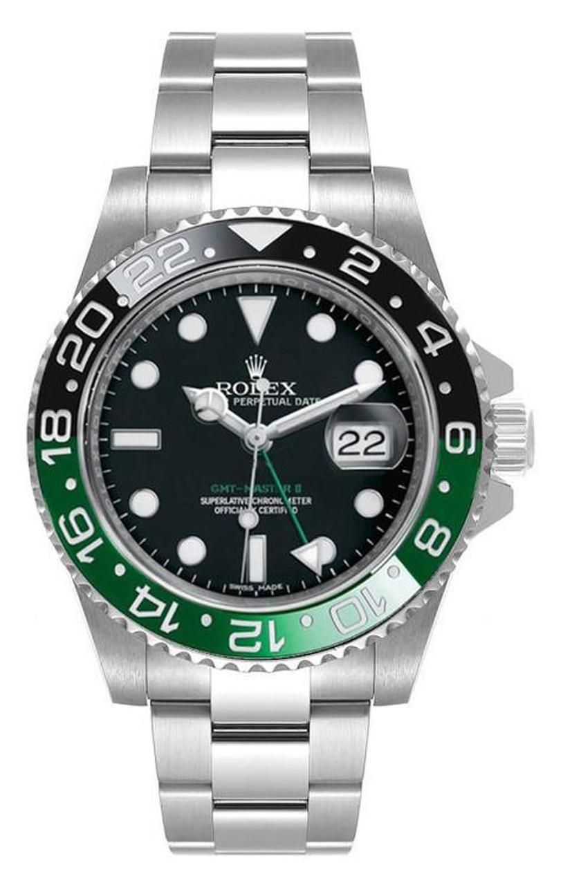 Rolex GMT-Master II Custom Green Ceramic Bezel 116710LN